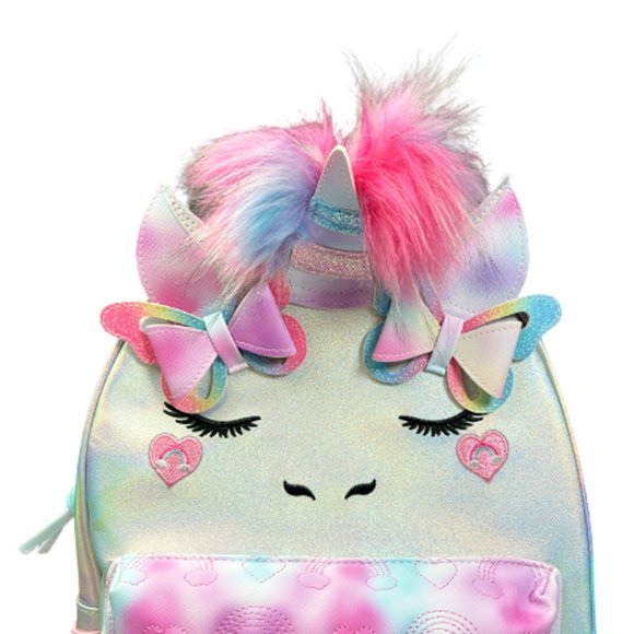 Pink and Multicolor Beautify Unicorn Character XL Backpack - Picture 2 of 7